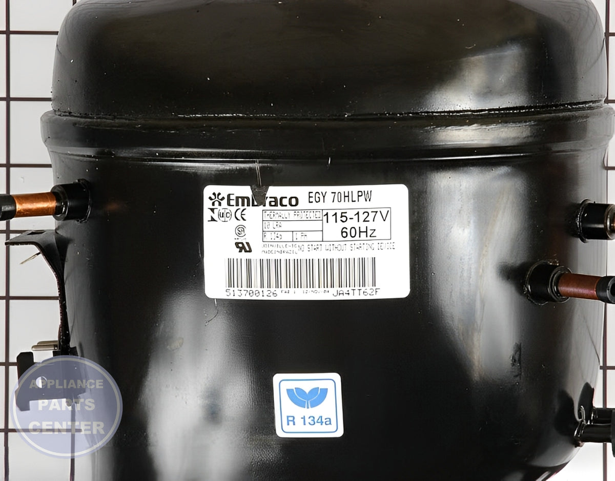 Frigidaire Compressor 5304511983 - Installation in Frigidaire Model XYZ showing key mounting points