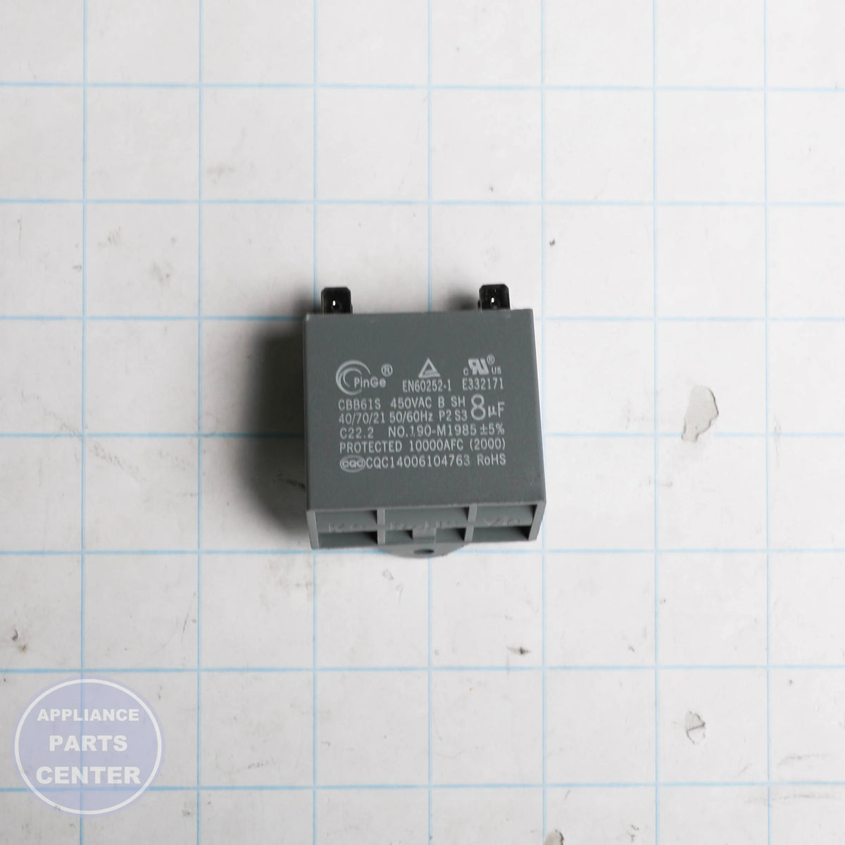 CAPACITOR 5304512378 - Side view with efficient specifications