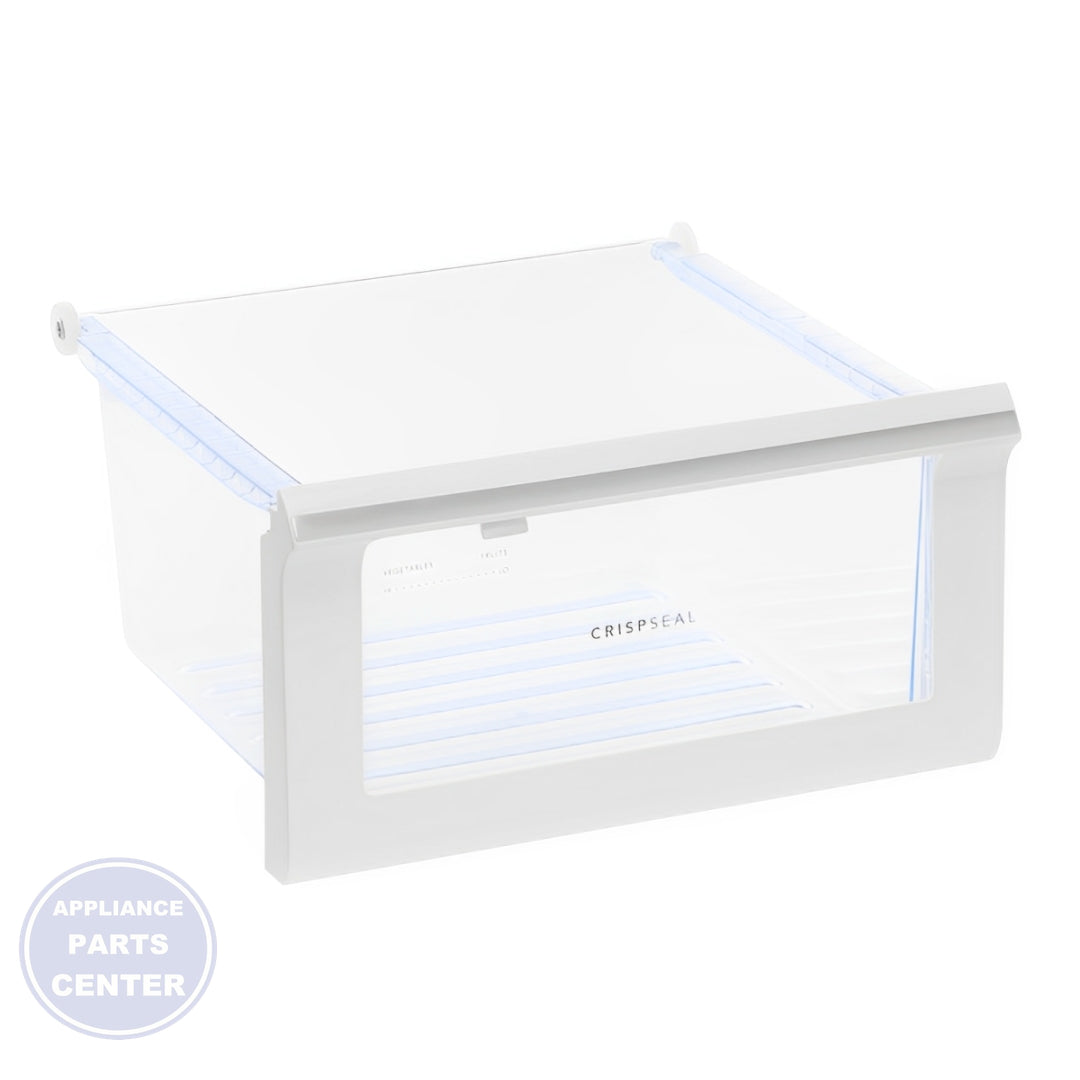 FRIGIDAIRE CRISPER DRAWER ASSEMBLY 5304512617 - Main view showing the freshness seal for Frigidaire models