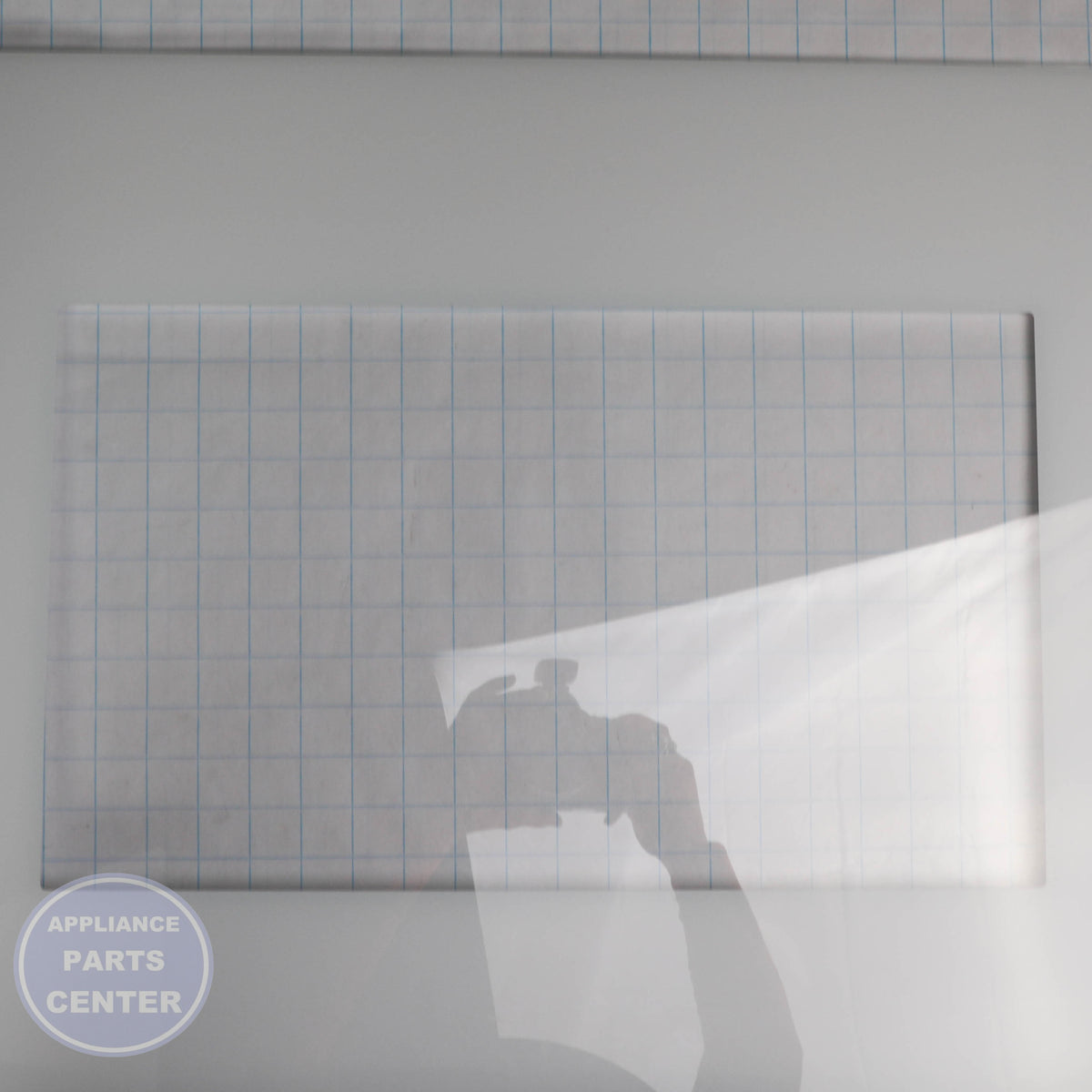WCI GLASS ASY 5304513280 - Installation in WCI model showing mounting points