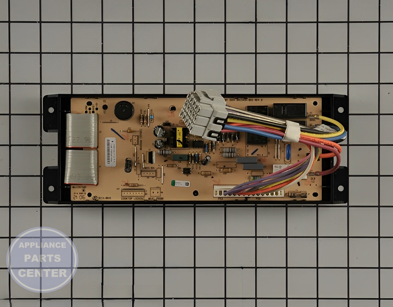 FRIGIDAIRE OVEN ELECTRIC RANGE CONTROLLER 5304514108 - Side view with precise technical specs