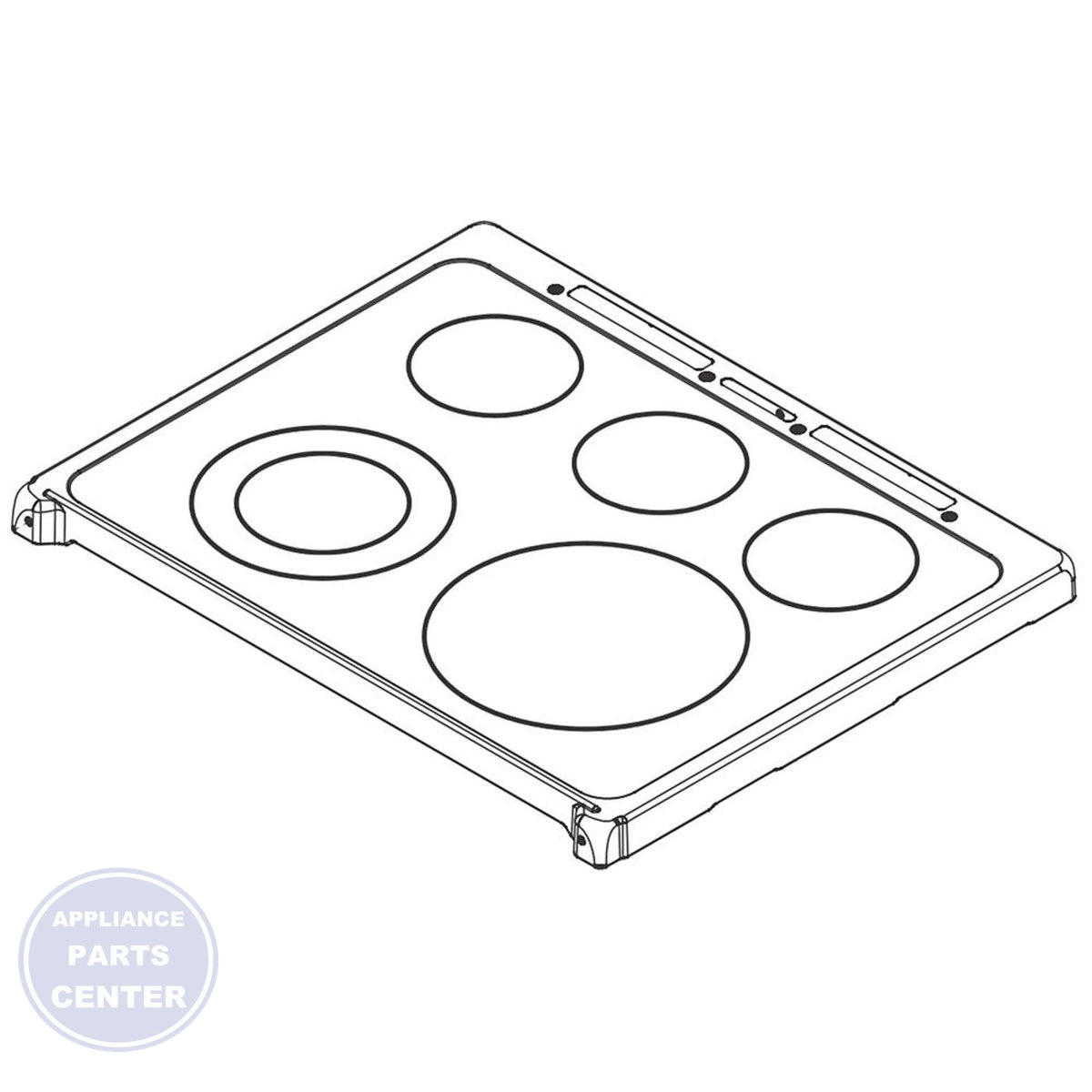 WCI DSP SMOOTOP 5304514197 - Main view showing durable construction for various WCI models