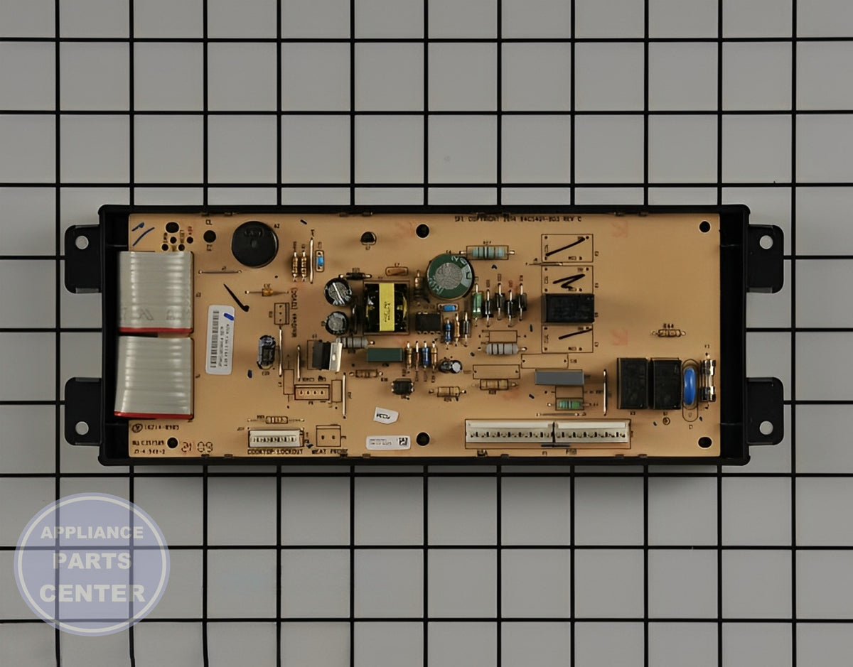 FRIGIDAIRE OVEN BOARD-CONTROL 5304516117 - Side view with precise measurements/specs