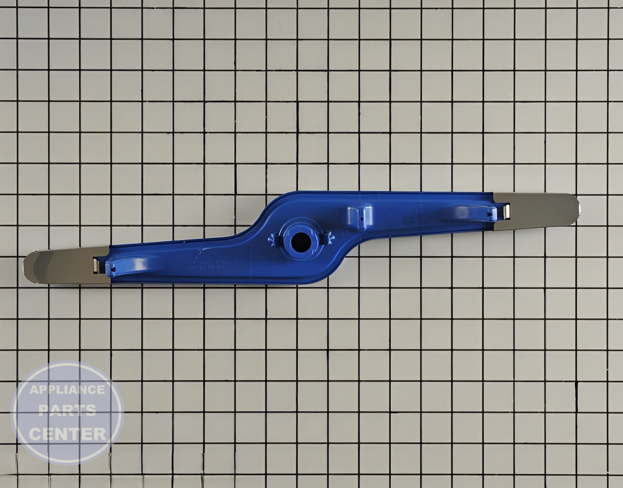 FRIGIDAIRE DISHWASHER LOWER WASH ARM ASSEMBLY 5304517203 - Side view with wash arm support specifications