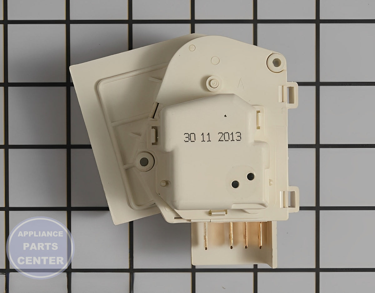 FRIGIDAIRE REFRIGERATOR DEFROST TIMER 5304518034 - Installation in FRIGIDAIRE model revealing mounting points