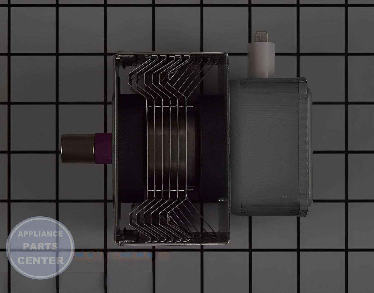 FRIGIDAIRE MICROWAVE MAGNETRON 5304519335 - Installation in WCI Microwave showing key mounting points