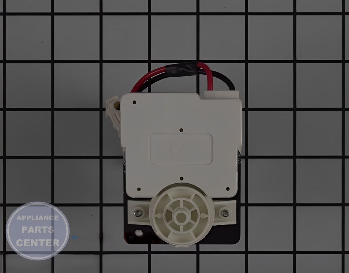 FRIGIDAIRE REFRIGERATOR EVAPORATOR FAN MOTOR 5304521244 - Side view with specific measurements and specs