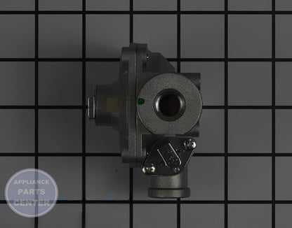 FRIGIDAIRE REGULATOR 5304521339 - Side view with precise measurements