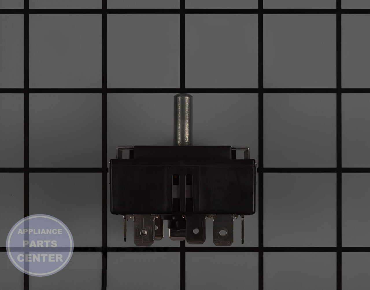 FRIGIDAIRE OVEN SURFACE ELEMENT SWITCH 5304522918 - Side view with 2500 watts power capacity