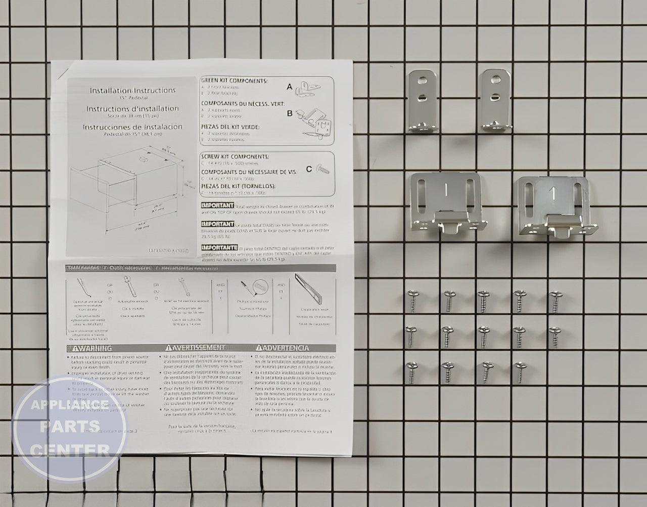 FRIGIDAIRE INSTALLATION KIT 5304523385 - Main view showing secure bracket for compatible models