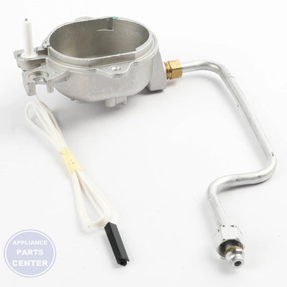 WCI IGNITOR/ORIFICE ASS 5304523876 - Installation in WCI Model X showing mounting points