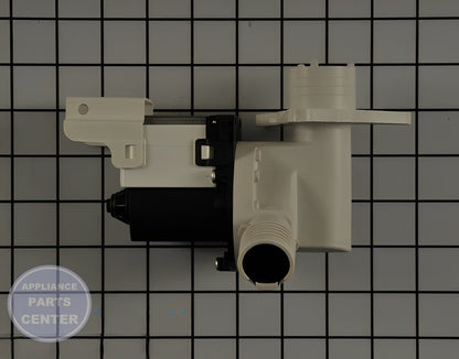 FRIGIDAIRE PUMP ASSEMBLY 5304524452 - Side view with precise fit specifications