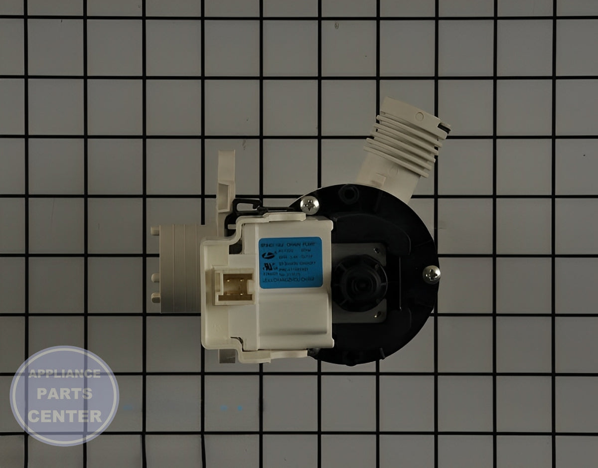 FRIGIDAIRE PUMP ASSEMBLY 5304524452 - Installation in WCI Washer/Dryer Combo showing key mounting points