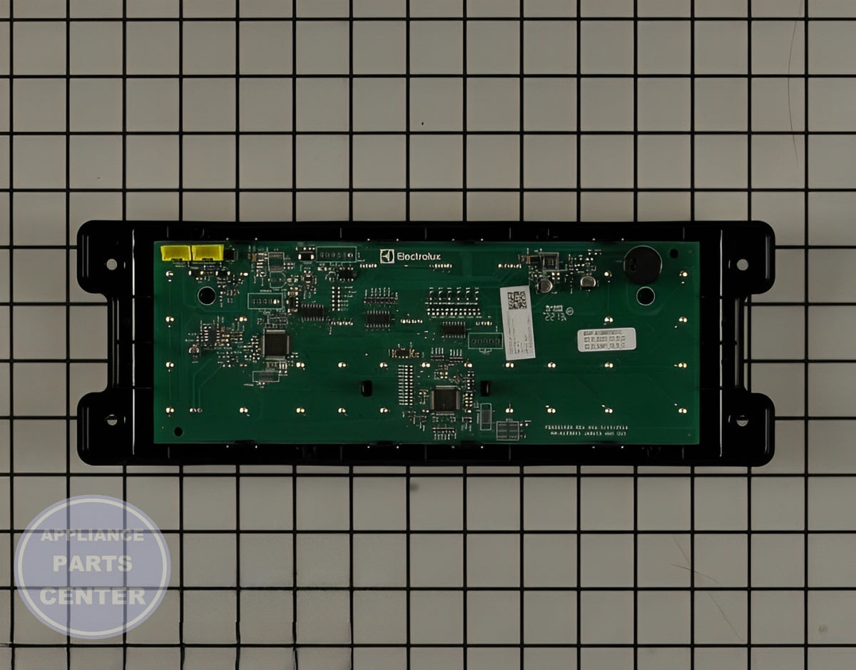 FRIGIDAIRE OVEN CONTROL BOARD 5304526193 - Detailed view of circuitry and timers