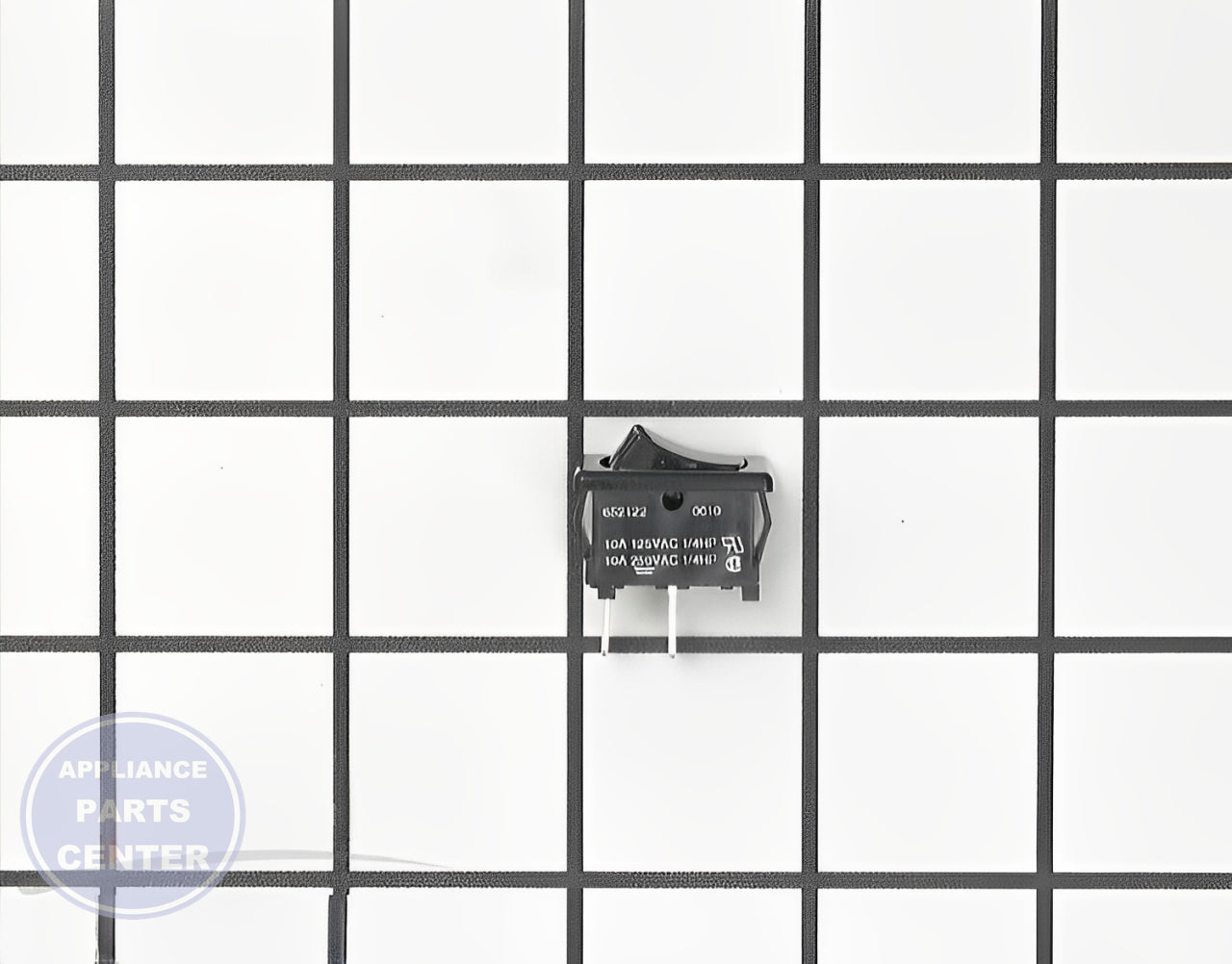 FRIGIDAIRE OVEN ROCKER SWITCH (BLACK) 5304527841 - Main view showing sleek design for WCI Range/Stove/Oven models