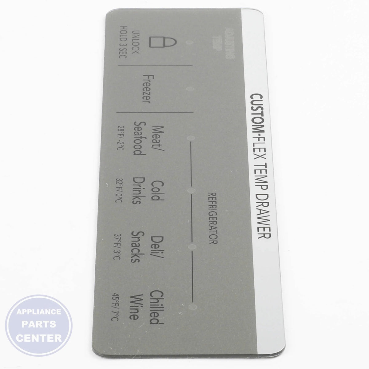 DISPLAY ASSEMBLY 5304529567 - Side view with precise measurements