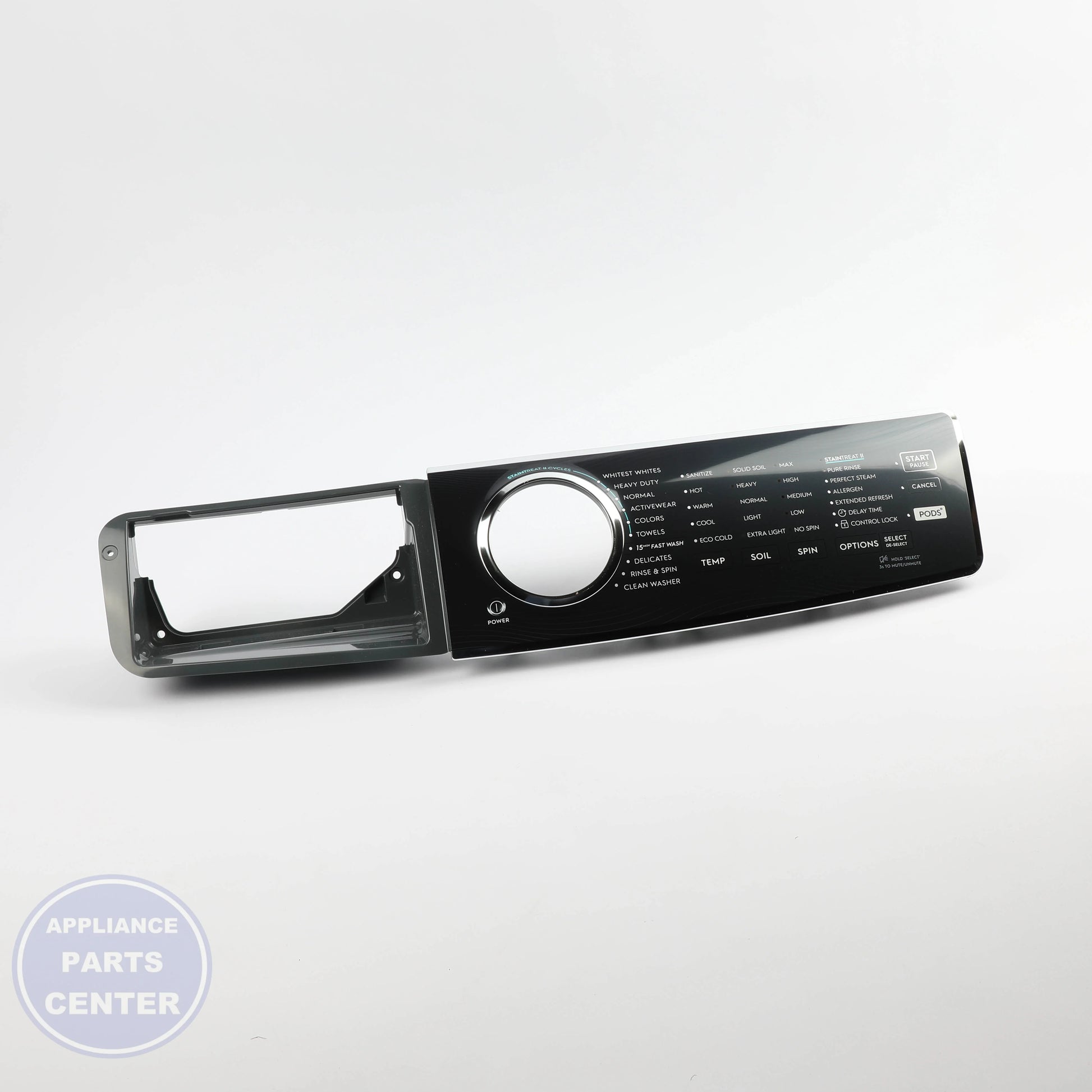 CONSOLE ASSEMBLY 5304529896 - Side view with precise measurements