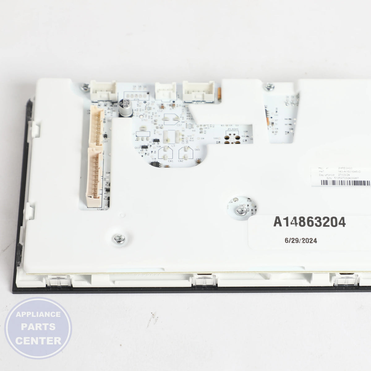 WCI CONTROL ASSEMBLY 5304530932 - Installation in specific model showing key mounting points