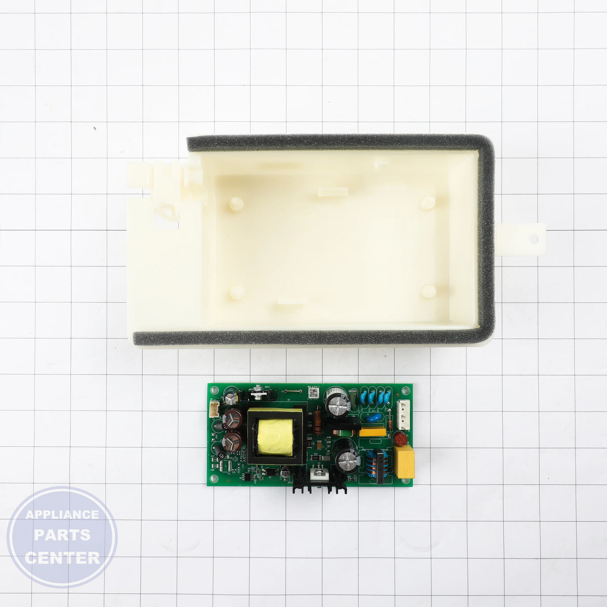 CONTROL BOARD 5304532919 - Side view with precise measurements