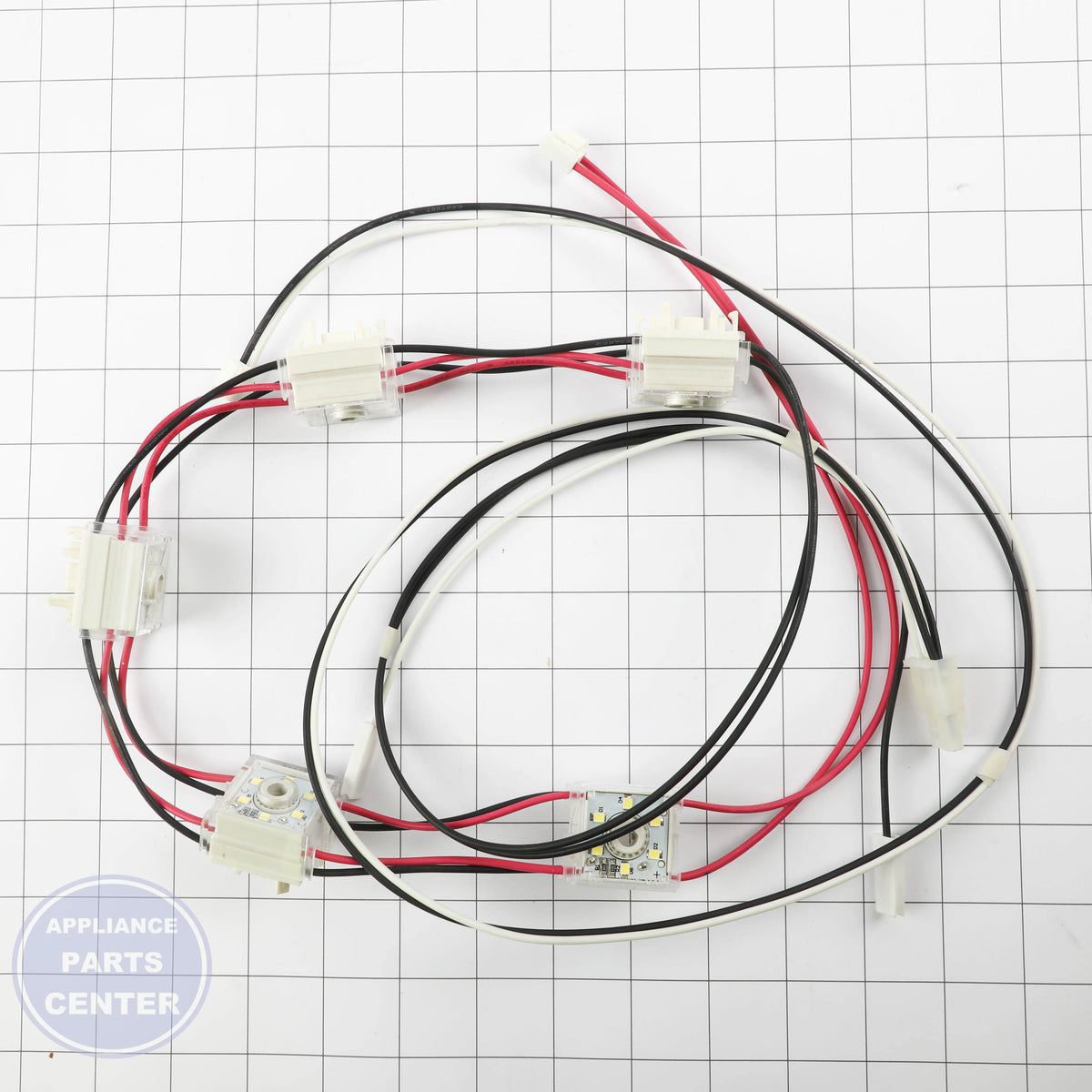 SWITCH HARNESS 5304533642 - Side view with precise design specs