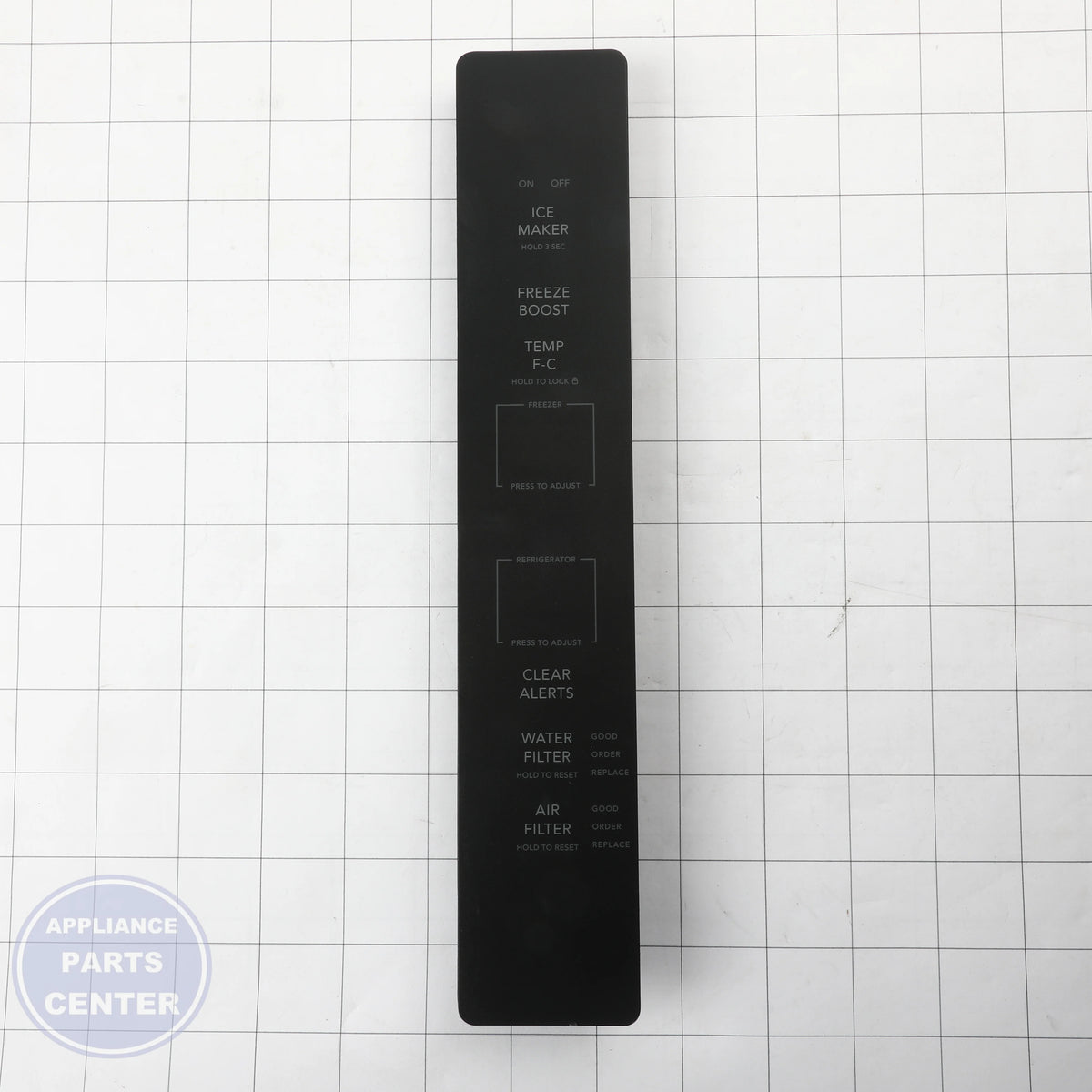 WCI USER INTERFACE 5304534372 - Installation in specific model showing mounting points