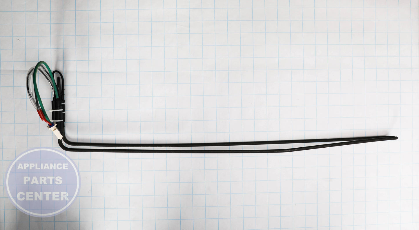 HEATER 5304534878 - Side view with precise measurements
