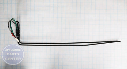 HEATER 5304534878 - Side view with precise measurements