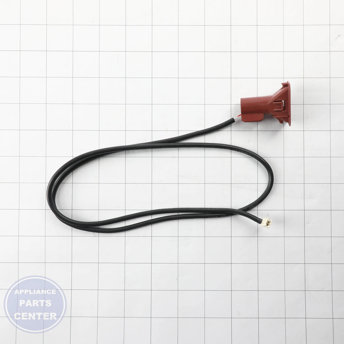 RECEPTACLE 5304535145 - Side view with universal wire connector specs