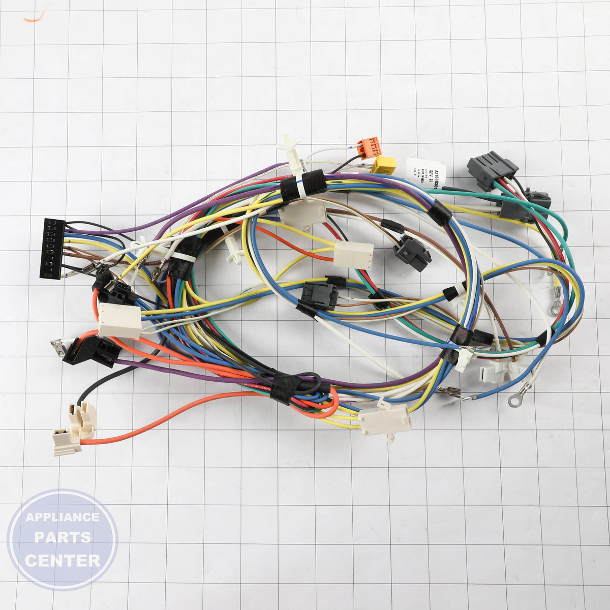 HARNESS 5304535287 - Side view with precise wire measurements