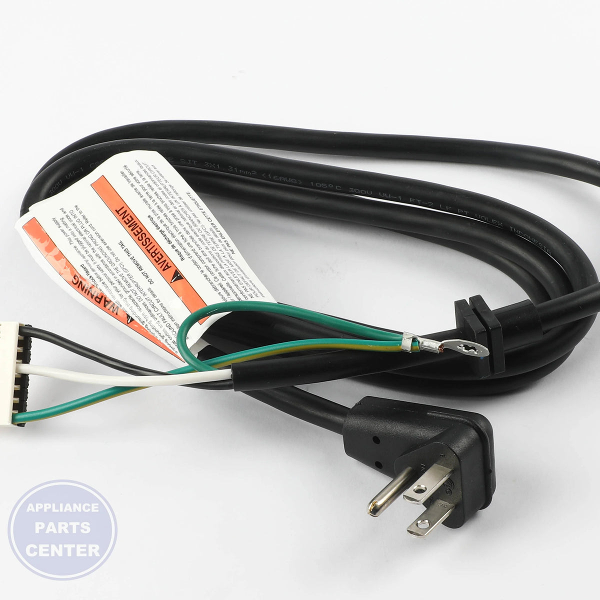 WCI POWER CORD 5304538934 - Installation in specific model showing key mounting points