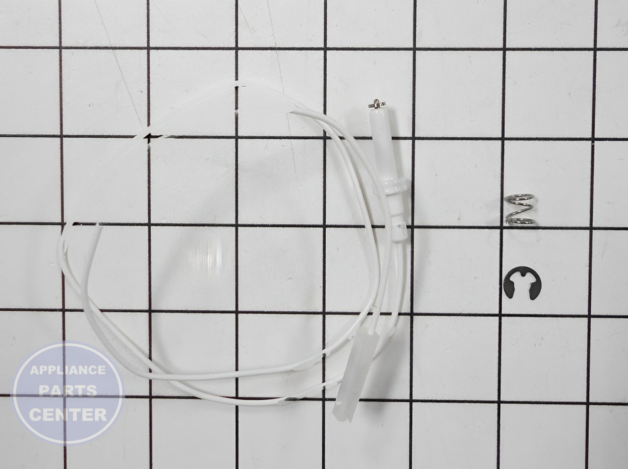 FISHER & PAYKEL COOKING WOK ELECTRODE KIT WITH SPRING AND CLIP 531679P - Detailed view of electrode specifications