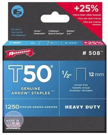 [Brand] Heavy-Duty Staples 540-508 - Main view showing durable construction for professional stapling