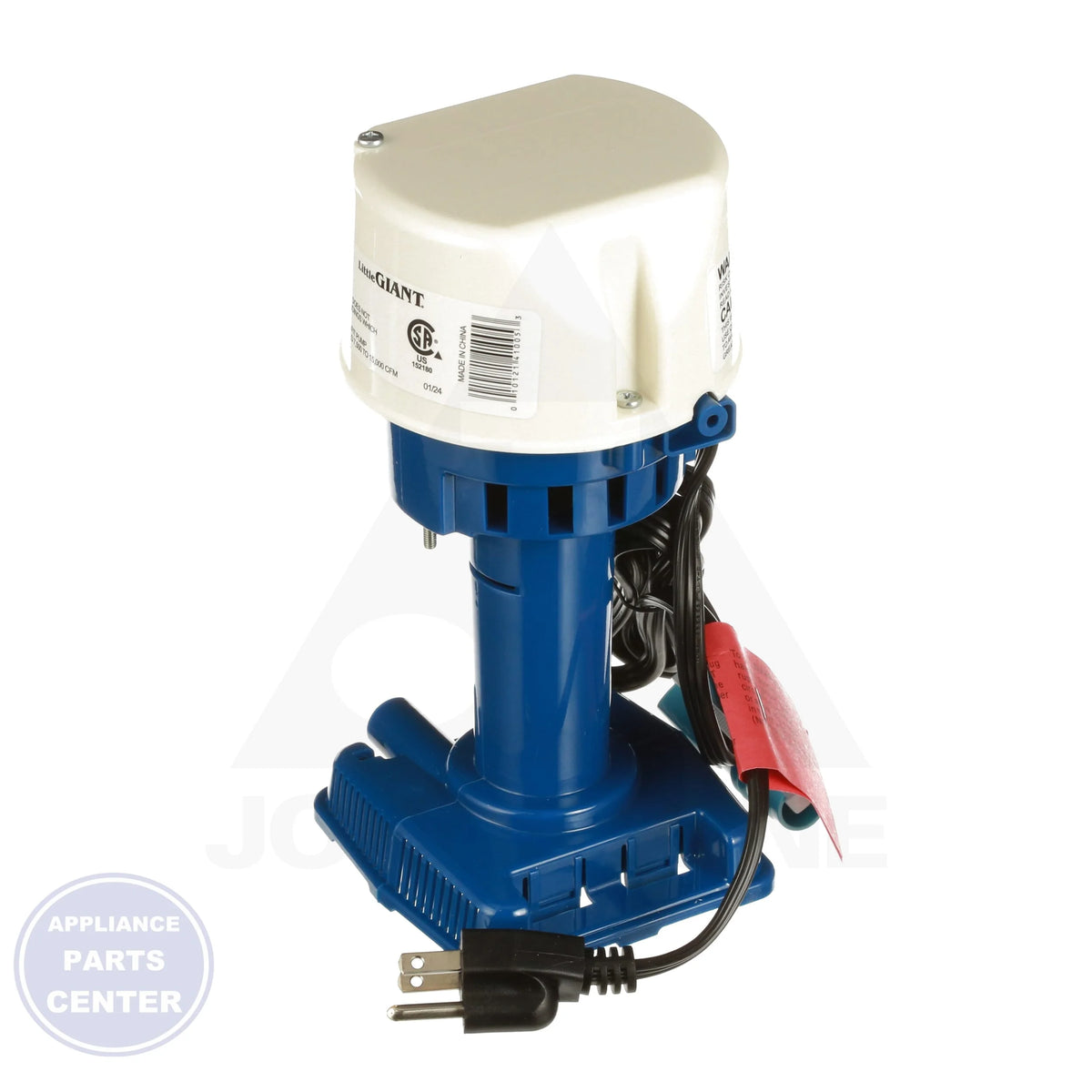 Evaporative Cooler Pump 541005 - Detailed view of corrosion-resistant steel motor shaft