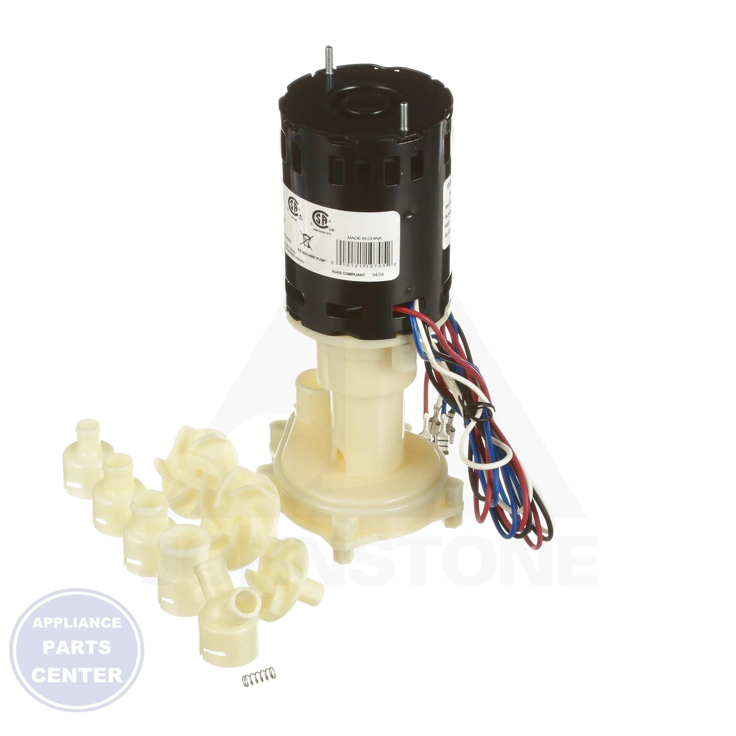 Ice Machine Pump 545600 - Detailed view of 115/230V technical details
