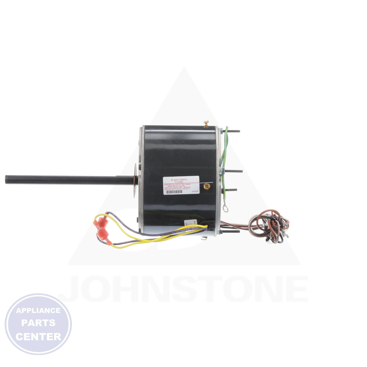 Consolidator Condenser Fan Motor 5458 - Detailed view of 1/3-1/6 HP and 1075 RPM details