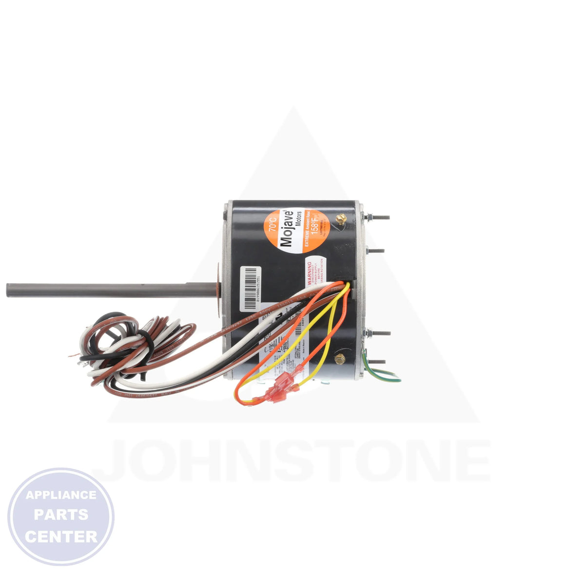 The Consolidator Motor The Original Multi-Purpose Condenser Fan Replacement Motor 5458H - Detailed view of 1/2" shaft diameter