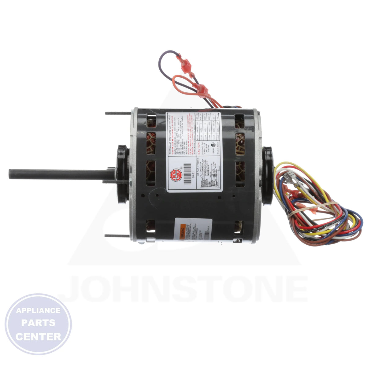 RESCUE® Direct Drive Blower Motor 5461 - Detailed view of 1/2" Shaft Diameter