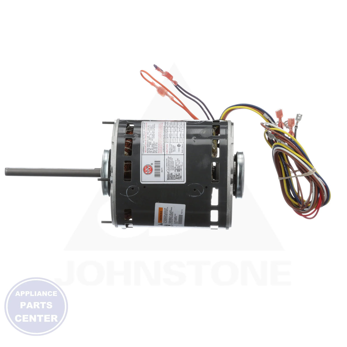 RESCUE® Direct Drive Blower Motor 5471 - Detailed view of 1075 RPM and 70% efficiency