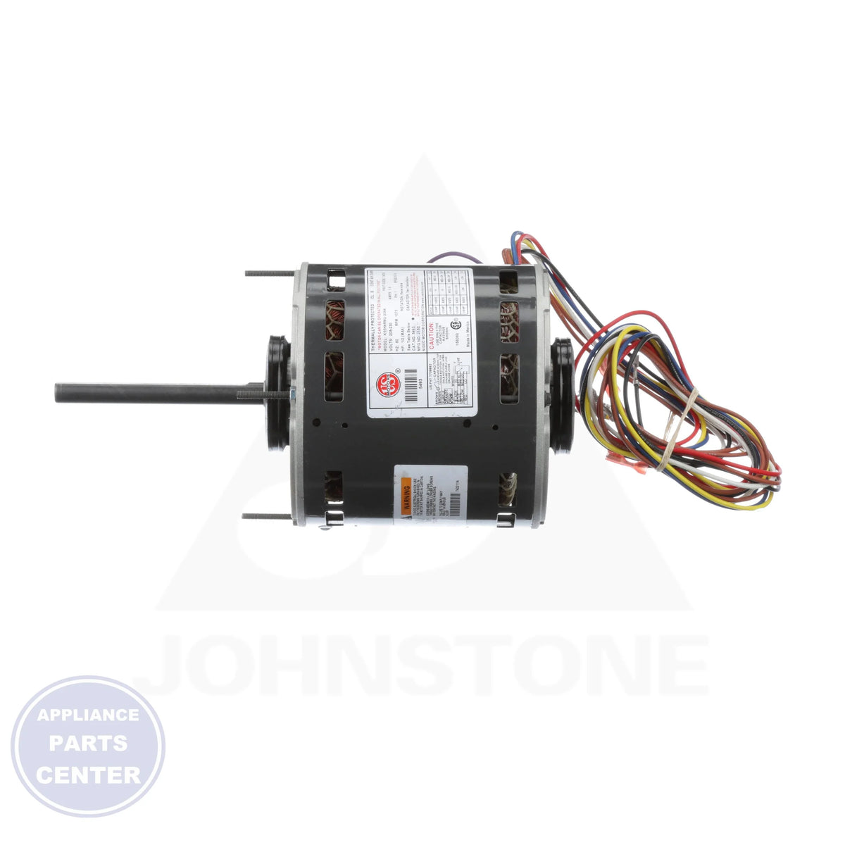Consolidator Direct Drive Motor 5493 - Detailed view of 1/2-1/6 HP motor and 67% efficiency