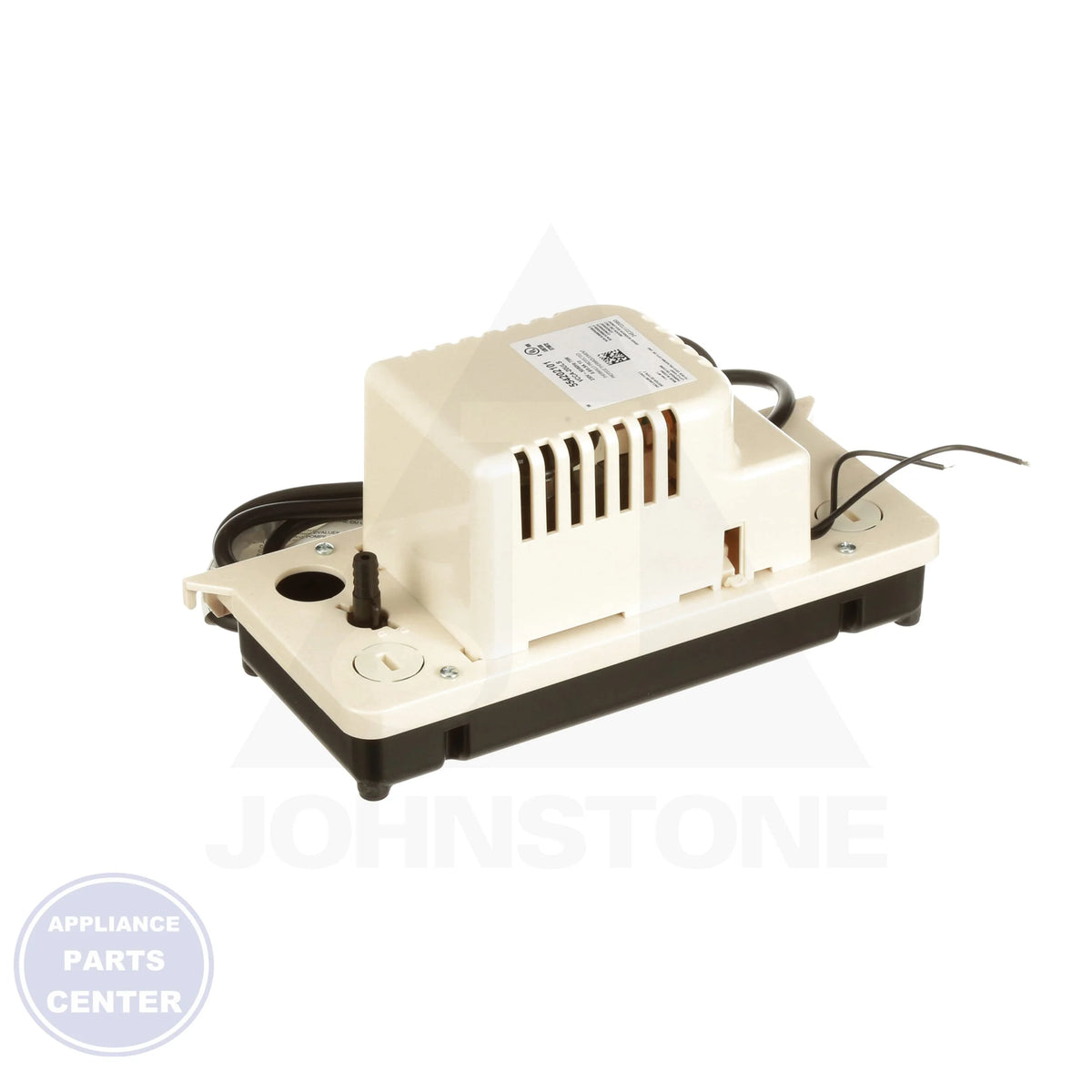 VCCA-20ULS/230 Low Profile Vertical Condensate Pump 554202101 - Side view with 230-volt motor specs