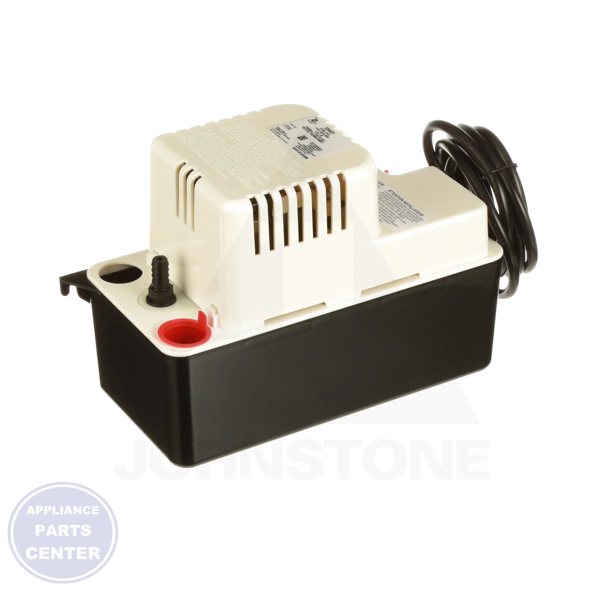 VCMA-15UL Condensate Pump 554401 - Side view with 15' shutoff capacity