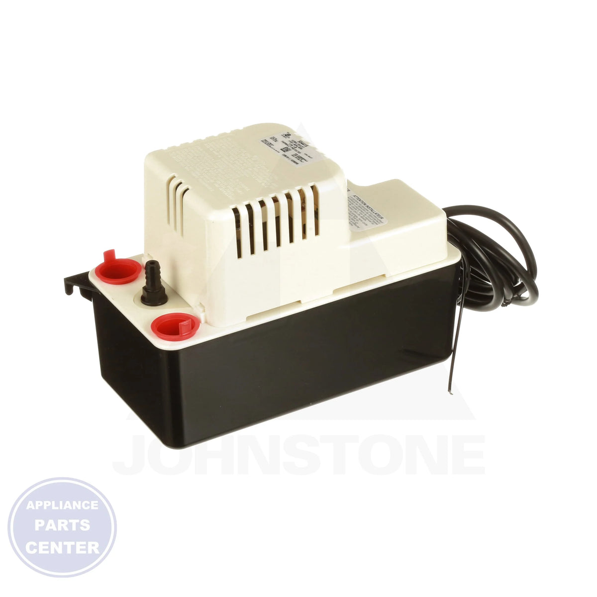 VCMA-15ULST Condensate Pump 554415 - Side view with 1/60 HP motor and 65 GPH capacity