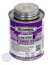 Jim™ PVC Low VOC Primer 55912 - Main view showing dauber applicator for various pipe brands