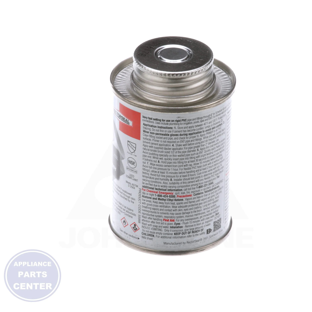 Hot™ 203 Low VOC 55988 - Detailed view of fast-setting feature