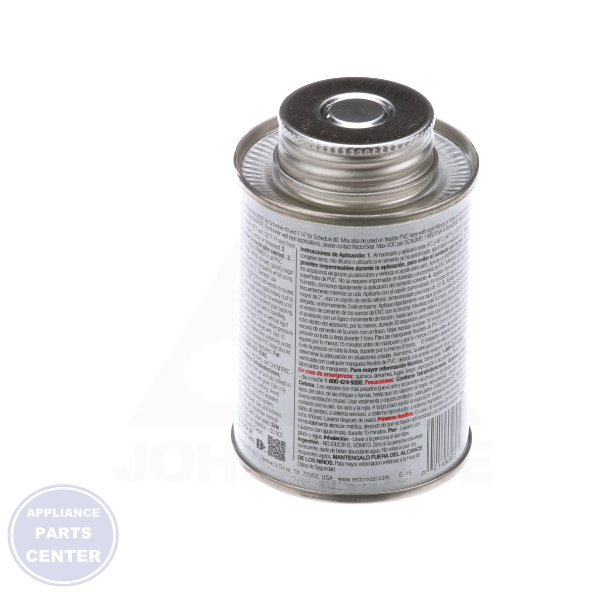 Hot™ 203 Low VOC 55988 - Side view with 1/4 Pint capacity