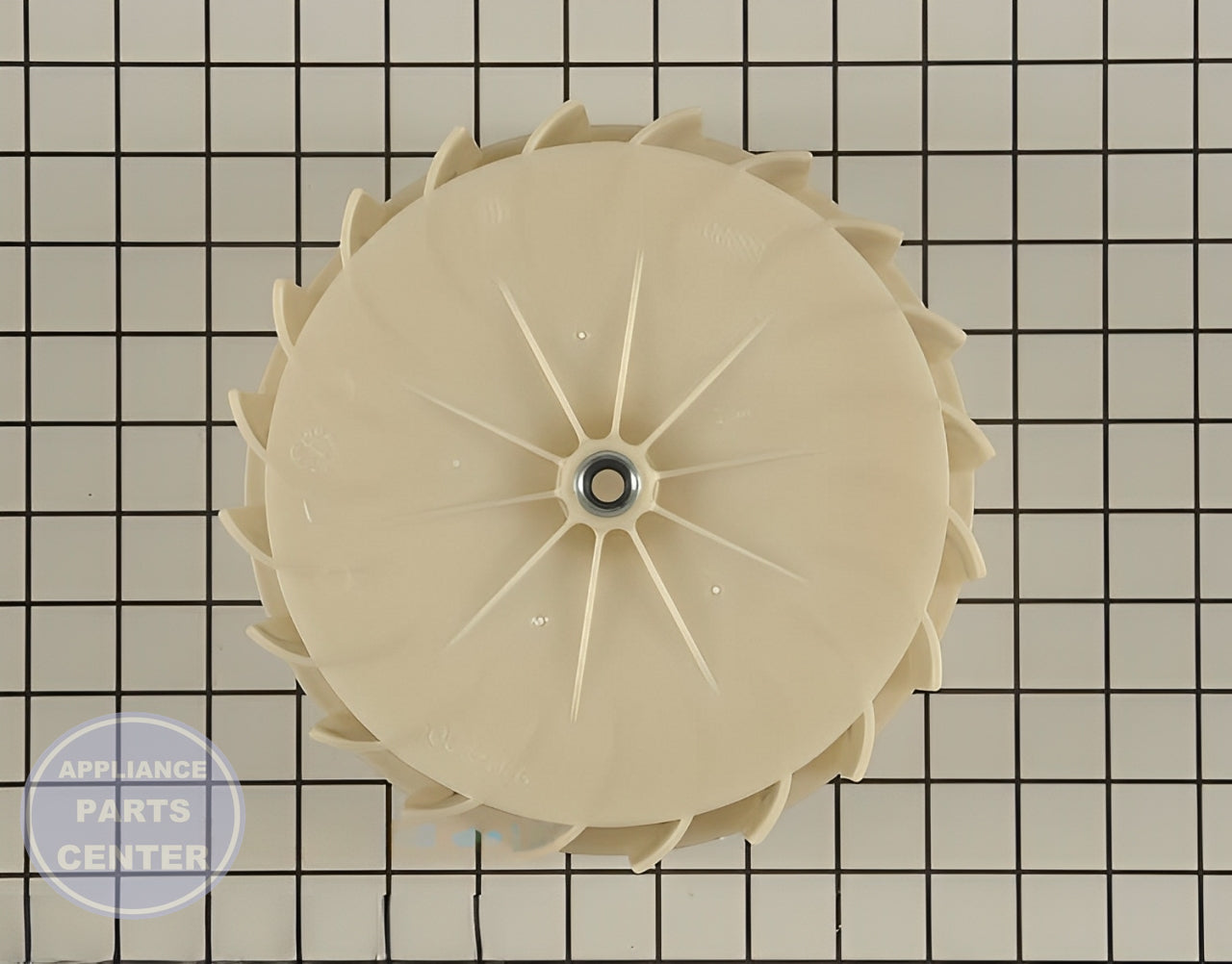 WHIRLPOOL BLOWER WHEEL 56000 - Detailed view of durable fan blade construction