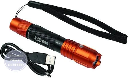 APC Rechargeable LED Pocket Light 56411 - Main view showing dual-direction clip for hands-free use on specific models