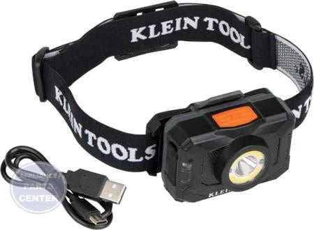 Klein Rechargeable LED Headlamp 56414 - Main view showing magnetic base for hands-free use
