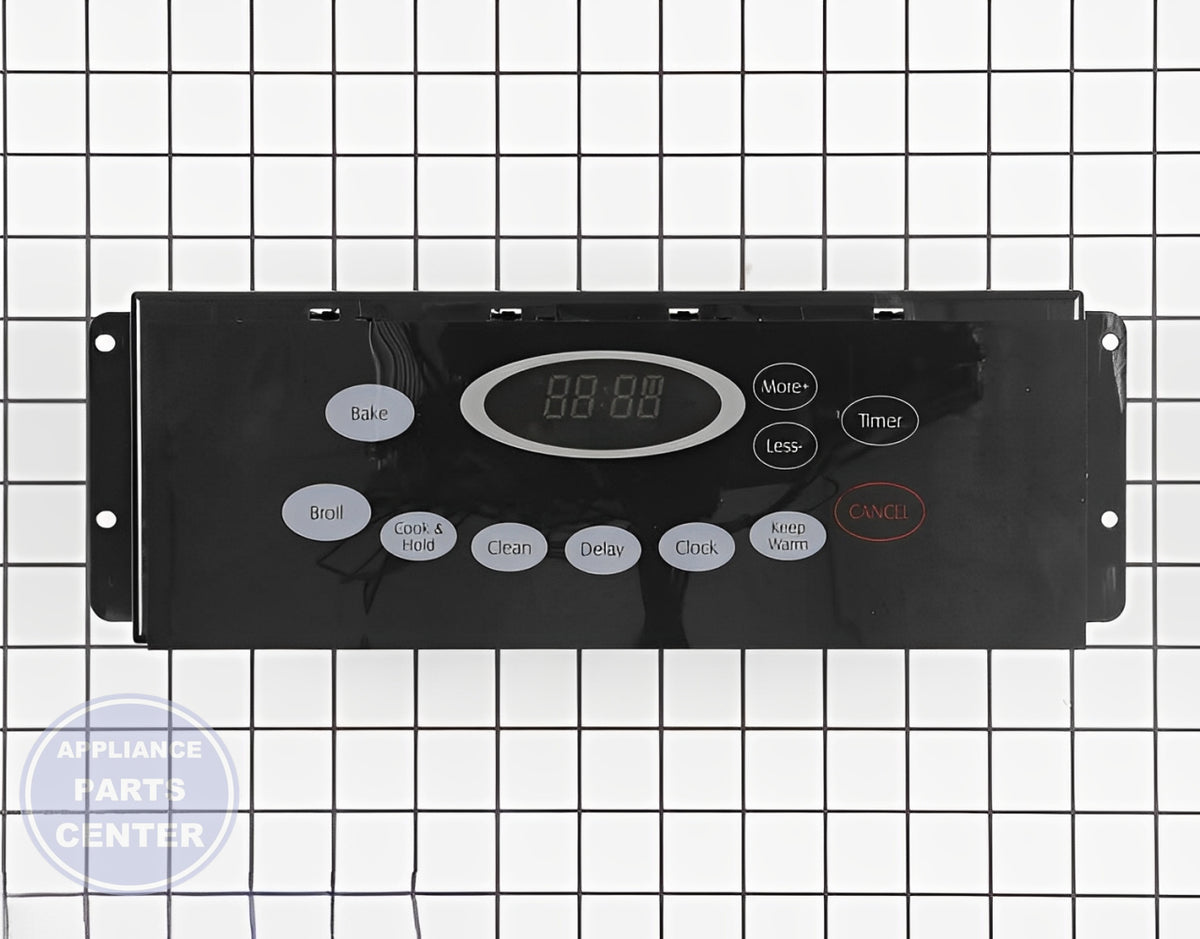 WHIRLPOOL BLACK ELECTRONIC CONTROL BOARD 5701M760-60 - Main view showing control features for various stove models