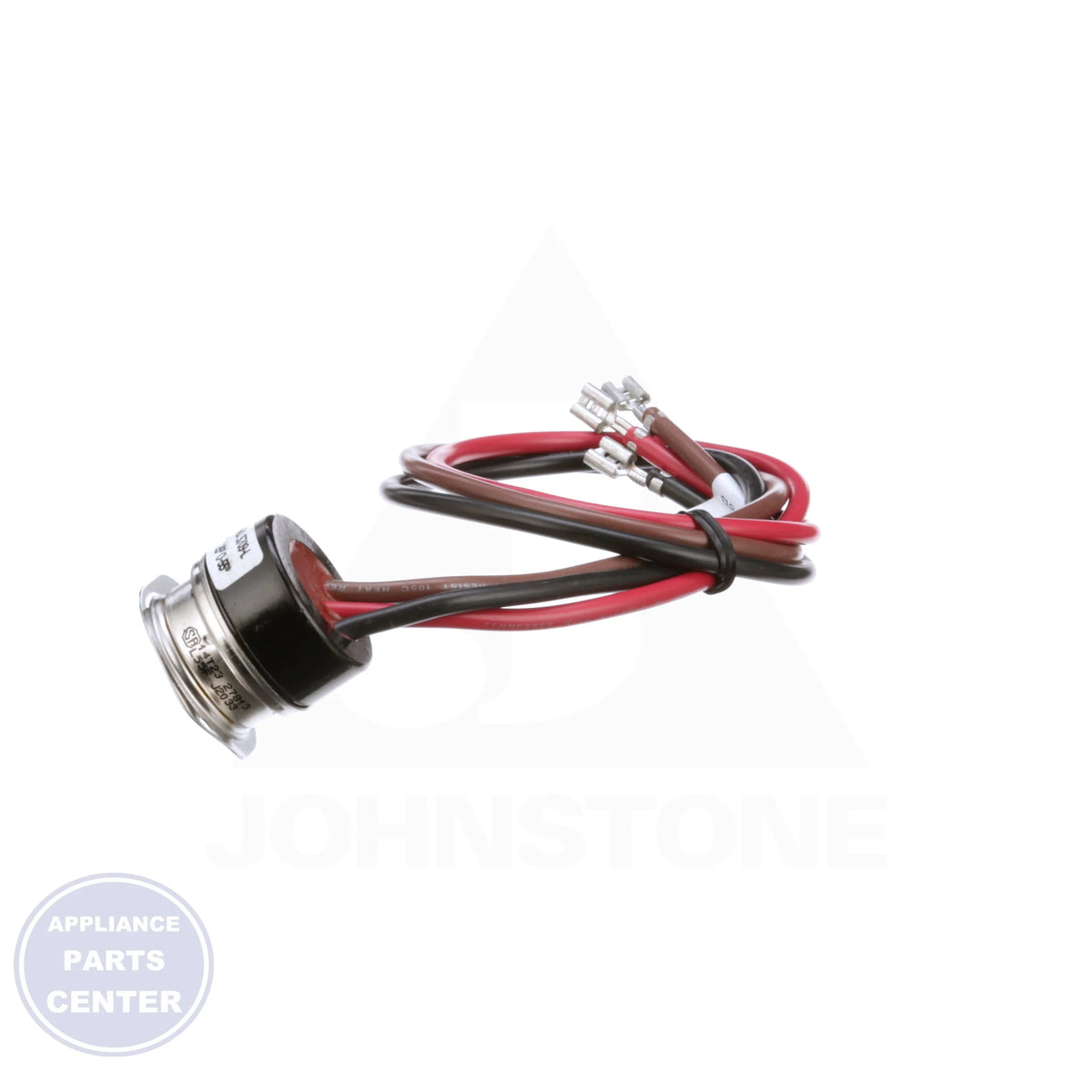 Heatcraft OEM Defrost Termination Switch 5709L - Detailed view of 3-wire, sealed bimetal thermostat